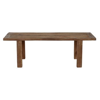 Mesa Centro Teca Reciclada 140x70x45 Natural