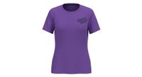 odlo essential print maillot de manga corta mujer morado
