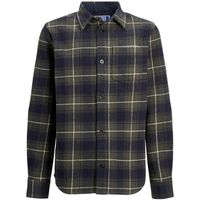 jack  jones camisa manga larga 12260989 jorjames flannel check shirt ls jnr sky captain para nino