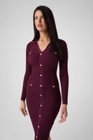 vestido midi de punto marciano
