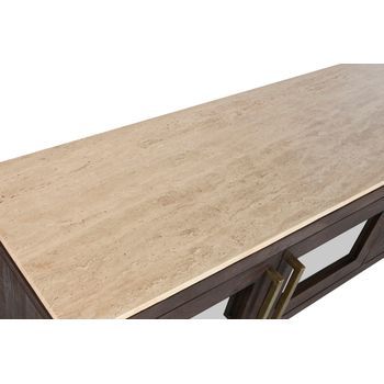 Mueble Tv Mango Marmol 180x40x55 64,30 Travertino