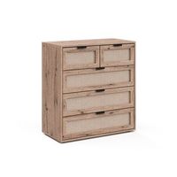 aparador elven 79 x 85 cm con 5 cajones vicco
