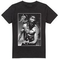 bruce lee camiseta focused rage para mujer