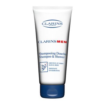 Clarins Men Shampooing Cuerpo y Cabello, 200ml