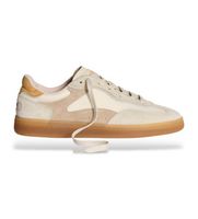 hoff para mujer 12519020 zapatillas park beige 36 plano cordones casual