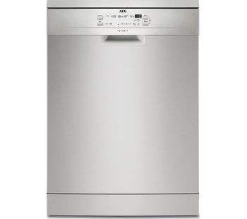 AEG FFB53600ZM Full-size Dishwasher - Stainless Steel, Stainless Steel
