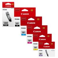 canon pgi-580pgbkcli-581bkpb ink cartridge multipack includes photo blue 6 pack