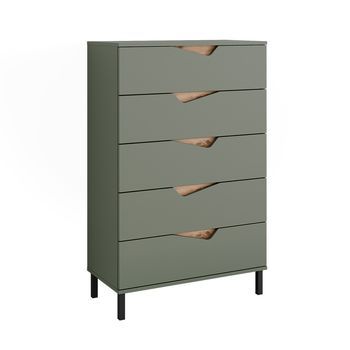 Aparador Marelle 76 X 120 Cm Con 5 Cajones Vicco