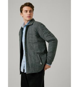 Pepe Jeans para hombre. PM3090813 Sobrecamisa Caine gris (M), Casual, Viscosa, Manga larga