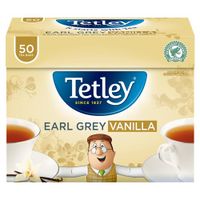 tetley earl grey  vanilla 50 teabags