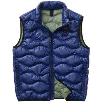 Blauer Abrigo de plumas Gilet para niño