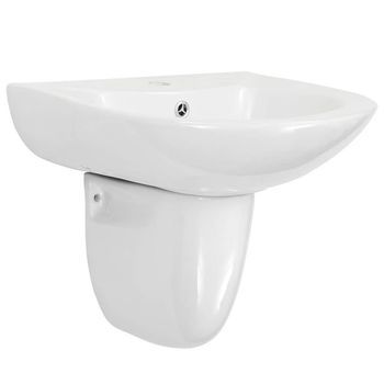 Lavabo 52 X 45 X 49 Cm Cerámica Glaseada Vidaxl