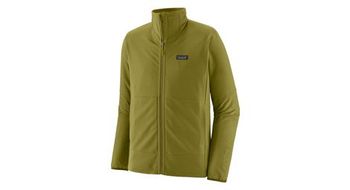 Forro polar patagonia r1 techface verde hombre