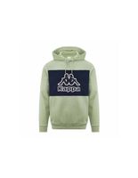 sudadera kappa ferti swt hombre verde sageazul marino
