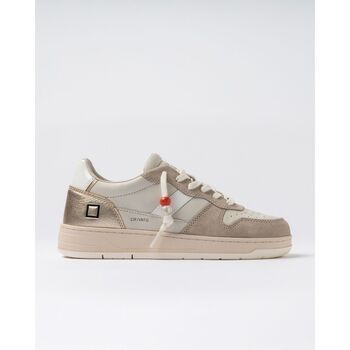 D.A.T.E. Zapatillas W441-C2-VC-IV COURT 2.0 VINTAGE CALF-IVORY para mujer