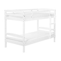 litera de madera de pino blanca 90 x 200 cm listones habitacion infantil regat