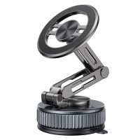 usams zj087 soporte de telefono con ventosa magnetico n52 montaje para coche magneto fuerte rotacion de 1080 plegab