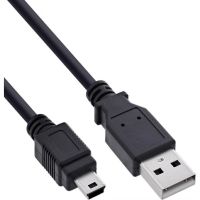 cable usb 20 inline usb-a a mini usb 1 m negro
