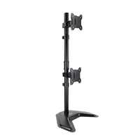 soporte mesa monitortv tooq db1703tnv-b 1732 max9kg negro 2 brazos verticales
