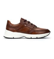 martinelli para hombre c001-2966l zapatillas de piel norwich marron 43 plano cordones casual