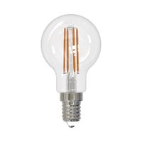 e14 led bombilla de vidrio transparente