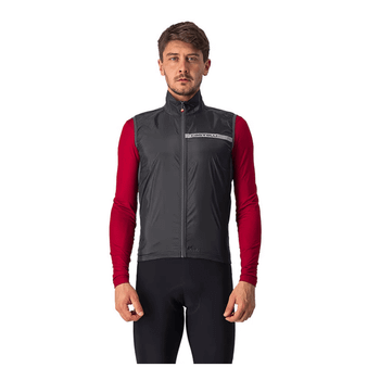 Chaleco Cortavientos Castelli Squadra Stretch Negro, Talla M