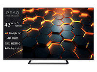 tv led 43 - peaq ptv 43gu-5026c uhd 4k dvb-t2 h265 direct led negro