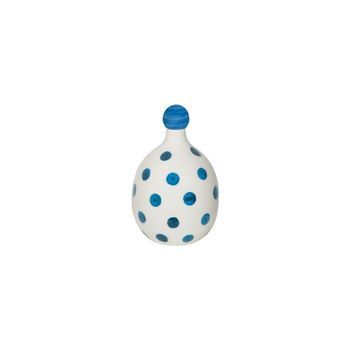 Lido - Botella De Cerámica Con Lunares Azul Azafrán