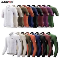 darevie maillot de ciclismo de manga larga para hombre y mujer jersey transpirable de talla pequena con fps 50  nivel de entrenamiento