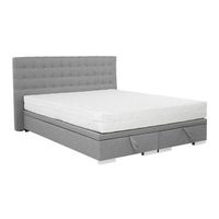 cama florence 107 doble gris tapiz somieres 160x214x109cm