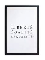 cuadro con marco negro 40x30 libertad