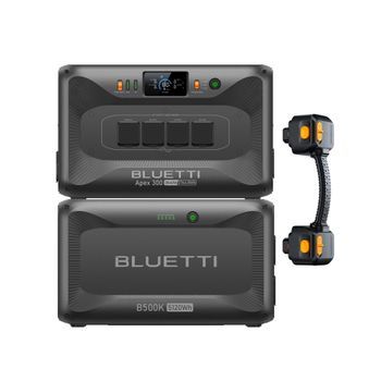 Kit Estación De Energía Bluetti Apex 300 (ac380) + Batería De Expansión B500k2, 7,88 Kwh
