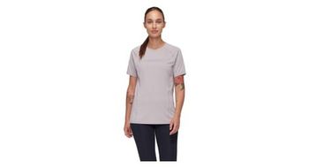 Camiseta tecnica para mujer mammut selun fl logo morado