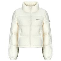 guess abrigo de plumas gj cropped puffer para mujer