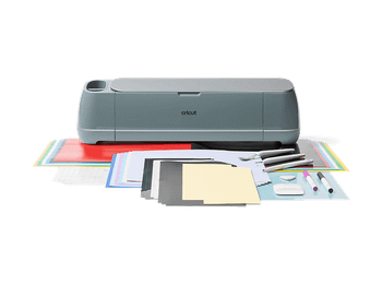 Plotter de corte - Cricut Maker™ 4 + Pack Essentials, Bluetooth y USB, Trabajas con +300 Materiales, Gris