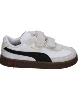 zapatilla puma club ii era infantiles blancas y negras 402308-02 27