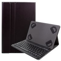 cool funda universal polipiel negra con teclado bluetooth para tablet 9-11