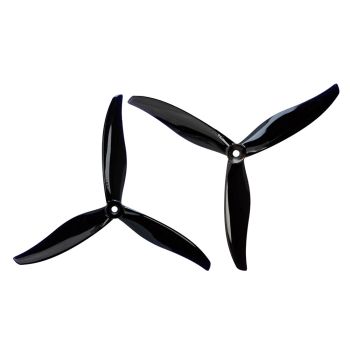2 pares / 6 pares Gemfan 7041 7 pulgadas hélice de 3 palas de PC con agujeros de 5 mm para drones de carreras RC FPV com