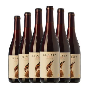 El Paseante Vino Tinto El Pispa Montsant Joven 75 Cl 14% Vol. (pack De 6 Unidades)