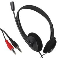 auriculares iggual easy call con cable jack 35 mm para oficina y call center control en cable negro
