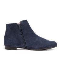 botin serraje azul