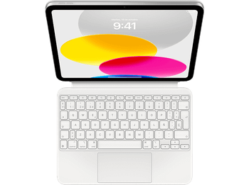 Apple Magic Keyboard, Funda con teclado para el iPad 10ªGen y 11ª Gen (el nuevo A16), Español, Blanco