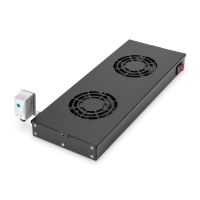 digitus unidad de refrigeracion de techo para armario 19 negro