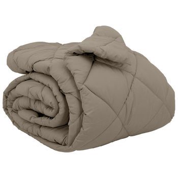Edredón | Duvet De Invierno Gris Claro 220 X 260 Cm Microfibra