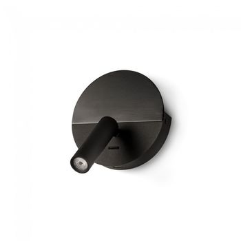 Aplique de pared lector led con usb duas (3w)