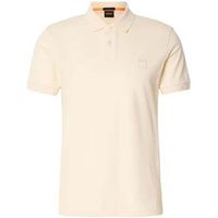 boss polo slim fit passenger polo shirt open yellow para hombre