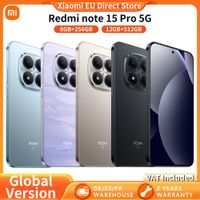 version global xiaomi redmi note 15 pro 5g smartphone 5g 683 camara principal de 200mp 6580mah carga de 45w ip69 ip69k ip66 ip68 nfc