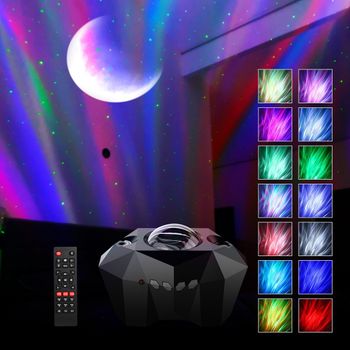 Northern Lights Aurora Moon & Star Projector and Speaker