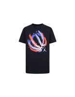 camiseta jordan jdb bball fire ss infantil negro