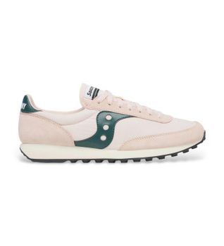 Saucony para hombre. S70884-15 Zapatillas de Piel Trainer 80 rosa (42), Plano, Cordones, Casual